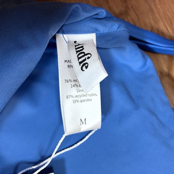 Andie NWT The Santorini One Piece Blue Size M - Picture 6 of 8
